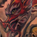 Tattoos - Dragon with Skull on Scale - Leg Sleeve - 76567
